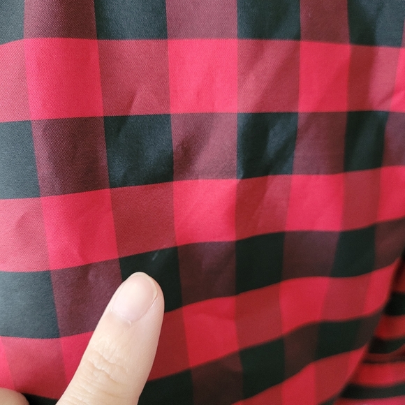 Burberry trench coat/dress in red Buffalo check - Picture 11 of 16